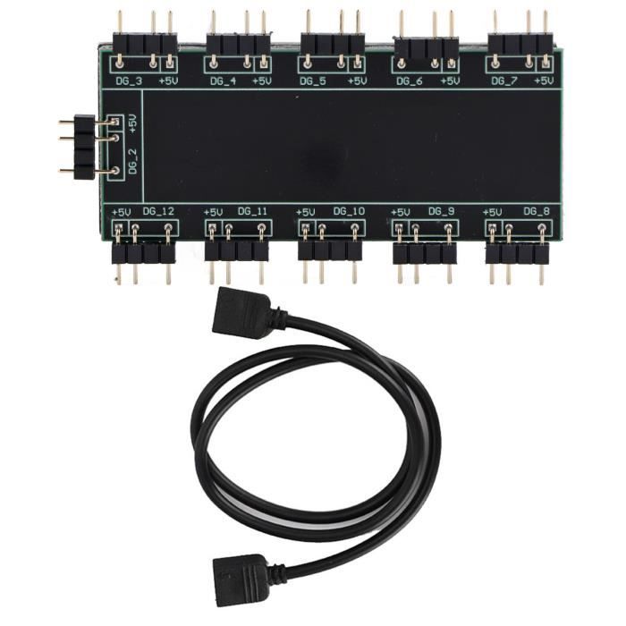 Câble Adaptateur RGB Pour Carte Mère - 30 Cm, 3 Broches/4 Broches, 5V/12V - 3