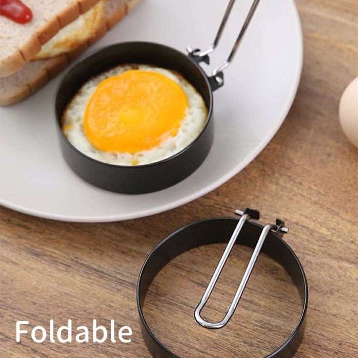 TOQUEUR A OEUF,A--Moule à œufs frits en acier inoxydable, ustensile de
