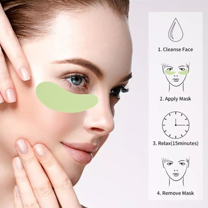 Patch de masque pour les yeux réutilisable, tampons en Silicone, crème pour  les yeux essentielle, Lifting du - Cdiscount Electroménager