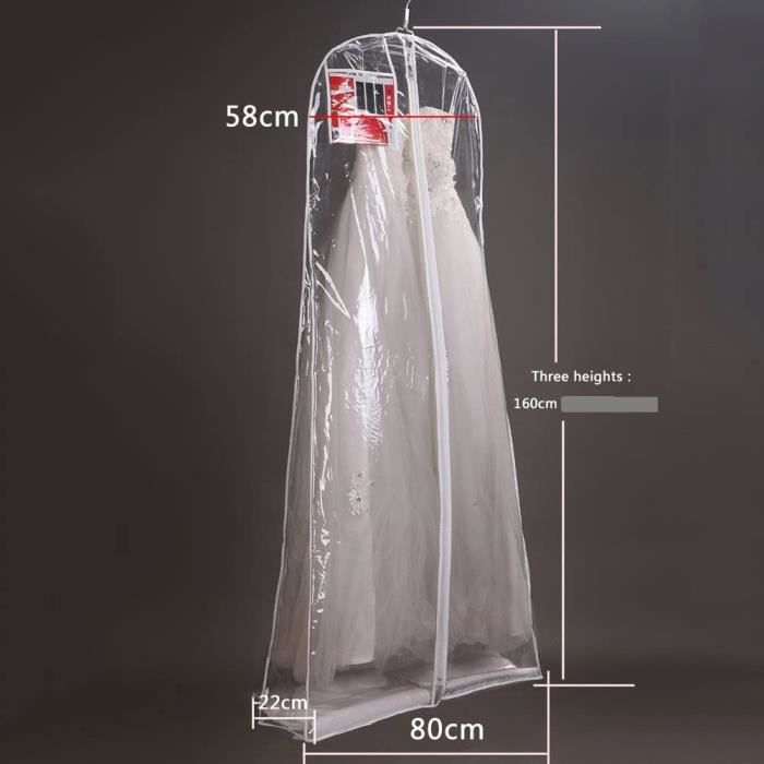 2 Pièces Housse à Vêtements Longue, Housse robe de mariée, Sac de Rangement Anti-Salissures pour Voyage, Pliable Housse Vetement Suspendre pour Manteaux Costume Robe de Soirée, 180 x 60 cm, Noir 2 Pièces Housse à Vêtements Longue, Housse robe de mariée, Sac de Rangement Anti-Salissures pour Voyage, Pliable Housse Vetement Suspendre pour Manteaux Costume Robe de Soirée, 180 x 60 cm, Noir