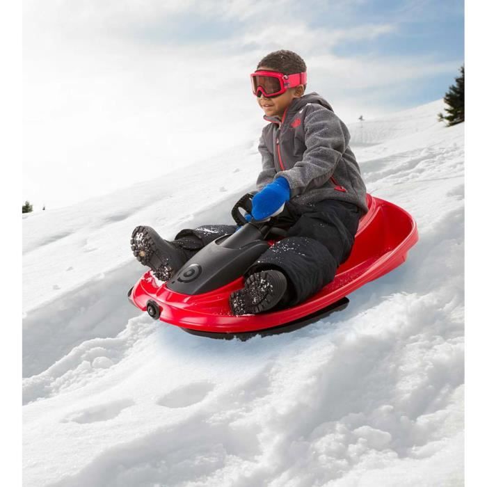 Luge avec Volant, Enfant ET Adulte - Snow Surfer GPD-350 - Couleur Rouge -  Luge Traineau - Cdiscount Sport
