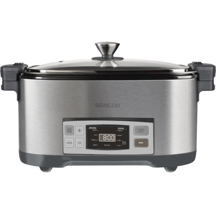 Mijoteuse Et Grill Multifonction - - Spr 6300bk - 6 L - Noir Sencor Mijoteuse Et Grill Multifonction - - Spr 6300bk - 6 L - Noir Sencor