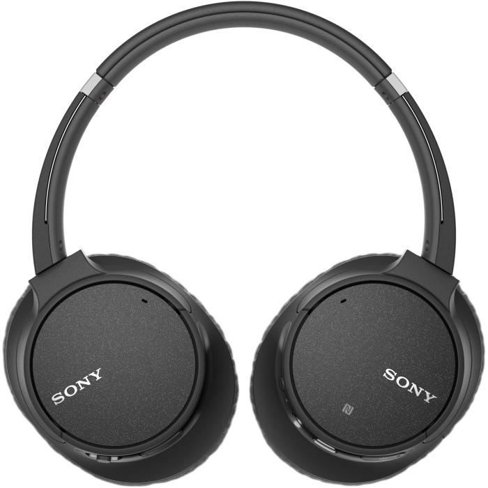 SONY WHCH700NB Casque Audio Bluetooth réduction de bruit - Autonomie 35h -  Possibilité d'écoute filaire - Noir - Cdiscount TV Son Photo
