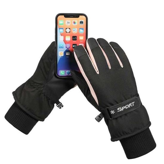 Gants De Ski Femme LuckyOpt – Chauffants, Imperméables Et Tactiles - 9