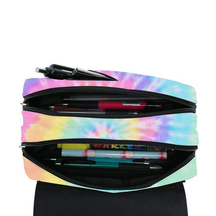 Trousse À Crayons En Cuir Avec Fermeture Éclair - Pour Filles Et