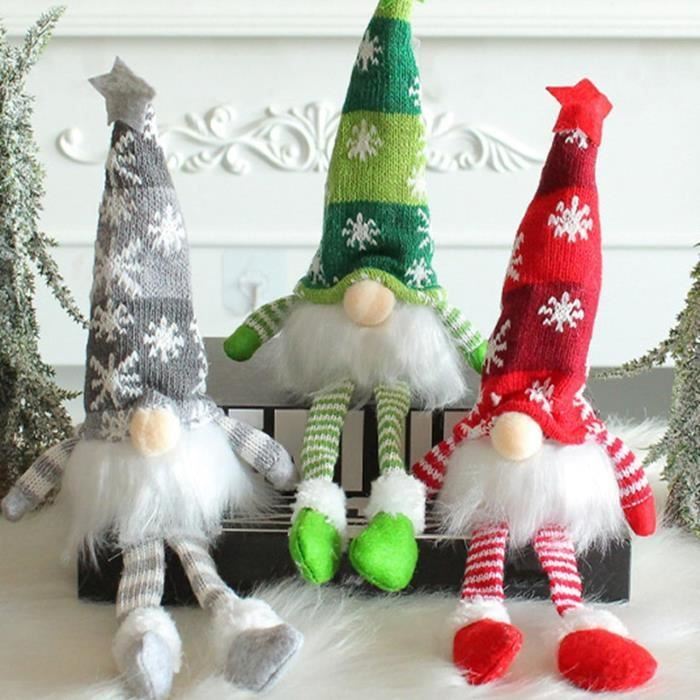 3Pc Gnome De Noel Lumineux Lutin Farceur De Noel En Peluche Lutin De Noel  Decoration Gnome Mini Elfe De Noel Pour Décoration [H3512] - Cdiscount  Maison