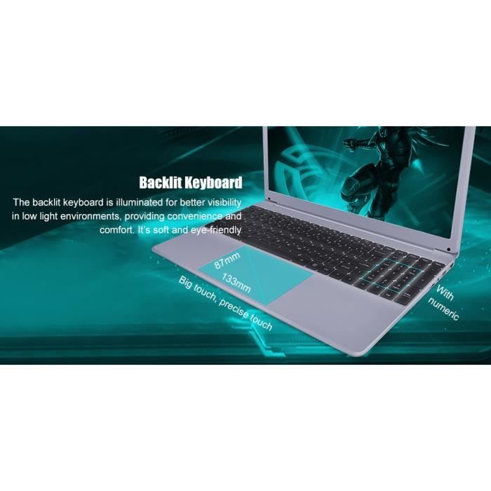 Ordinateur portable AIWO I8 Plus PC portable 15 6 pouces Windows 10 Intel Core i3 Camera 5005U Quad Core 2.0GHz 8G 256 Go SSD Cdiscount Informatique