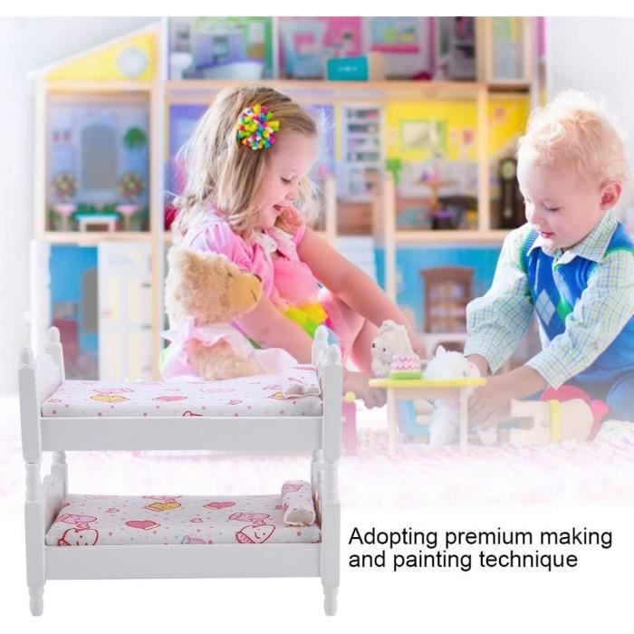 Toyvian 5 Pièces Lit Superposé Mini Moule Fournitures Miniatures Li De Poupee Mini Echelle Lit Superpose Miniature Mini Lit Am Toyvian 5 Pièces Lit Superposé Mini Moule Fournitures Miniatures Li De Poupee Mini Echelle Lit Superpose Miniature Mini Lit Am