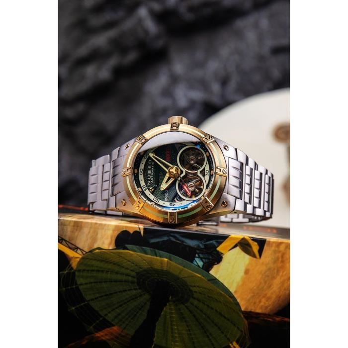 Galileo Space Montre Automatique Pour Hommes 49 Mm Avec Bracelet