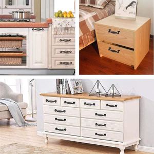 Ancienne Paire De Poignées Pendeloques En Bois Pour Meuble - Déco Vintage, Occasion