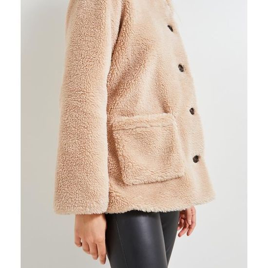 Manteau effet mouton clearance