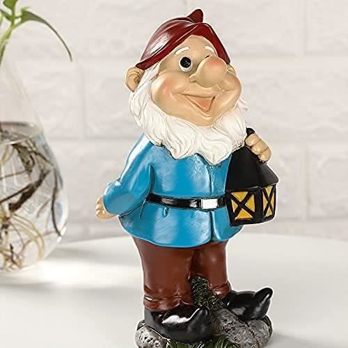 Lot De 7 Gnomes De Jardin En Résine - Décorations Extérieures Colorées Résistantes Aux Intempéries Pour Parterres Et Terrasses - 2
