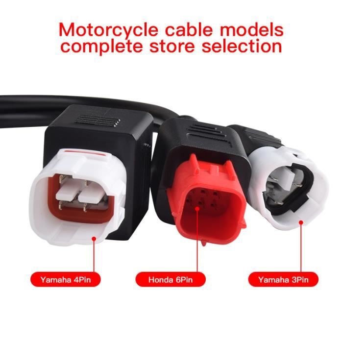 Adaptateur Clignotant Moto - Connecteur 2 Broches - Pour Yamaha R6 R1 - Métal Et ABS - Facile à Installer