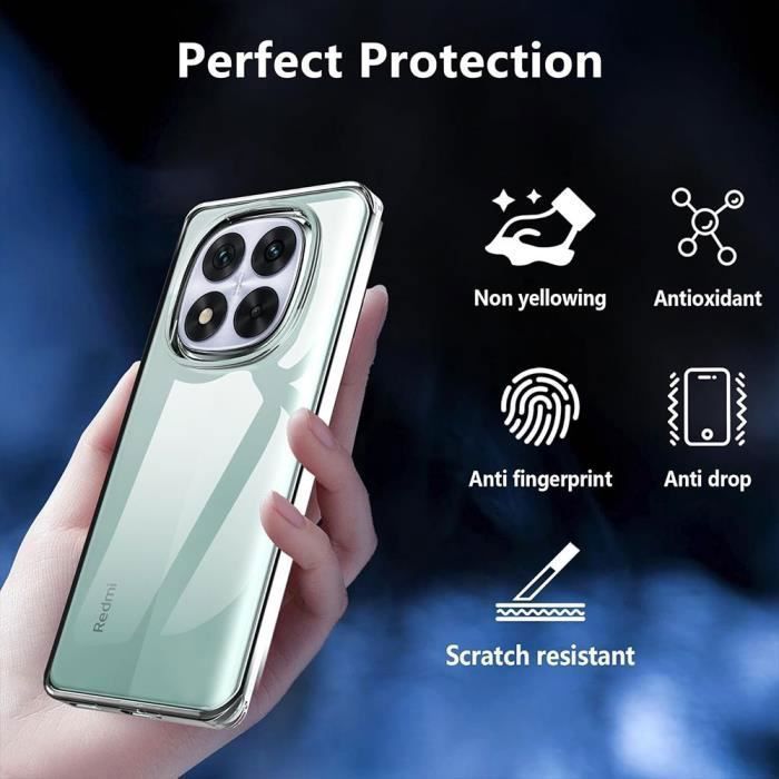 Coque Paillettes Liquides Ptny Pour Xiaomi Redmi Note 14 Pro 5G - Avec Cordon Réglable, Protection Renforcée