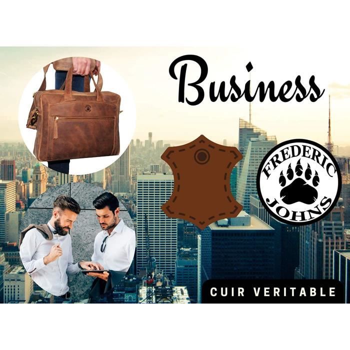 Sacoche Homme Cuir Véritable Grande Taille 8772 - JOYIR - Sacoche Monsieur