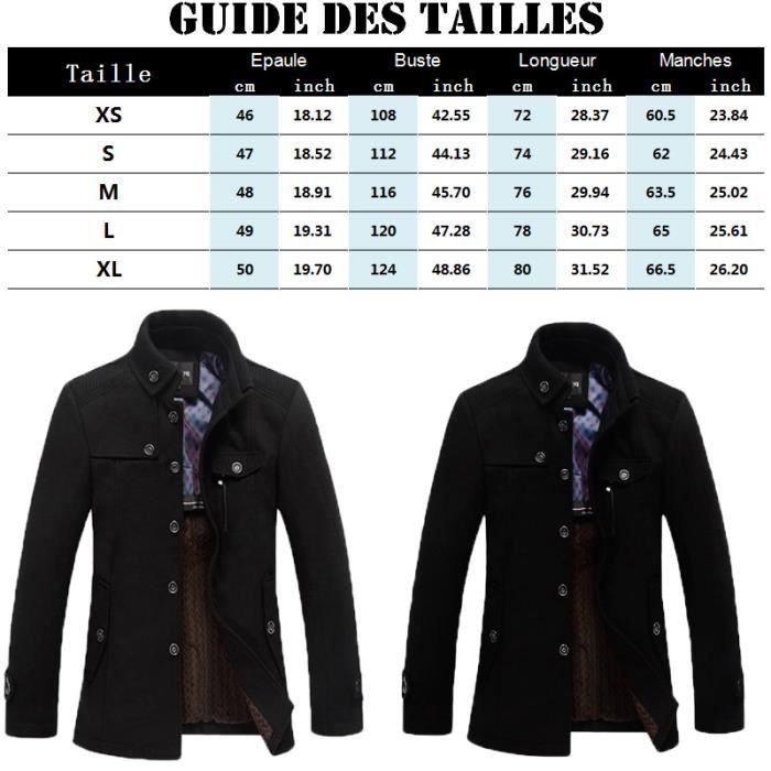 Veste duffle coat homme outlet
