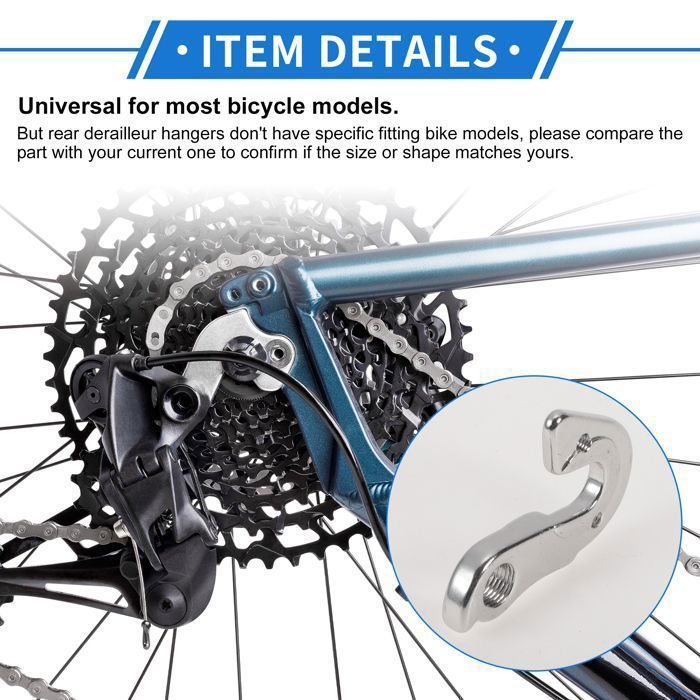 PENDENTIF DÉRAILLEUR DE vélo ultra durable pour motobecane Saracen Gios