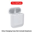 Seul étui AirPods - Boîtier De Charge Sans Fil Airpods Pro, Boîtier De Remplacement Pour Écouteurs Bluetooth,-0