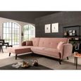 Canape rose poudre