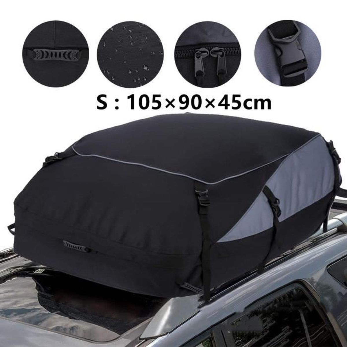 Sac Imperméable De Coffre De Toit Pour Voiture, Rangement Cube De Voyage Et Bagages, Neuf