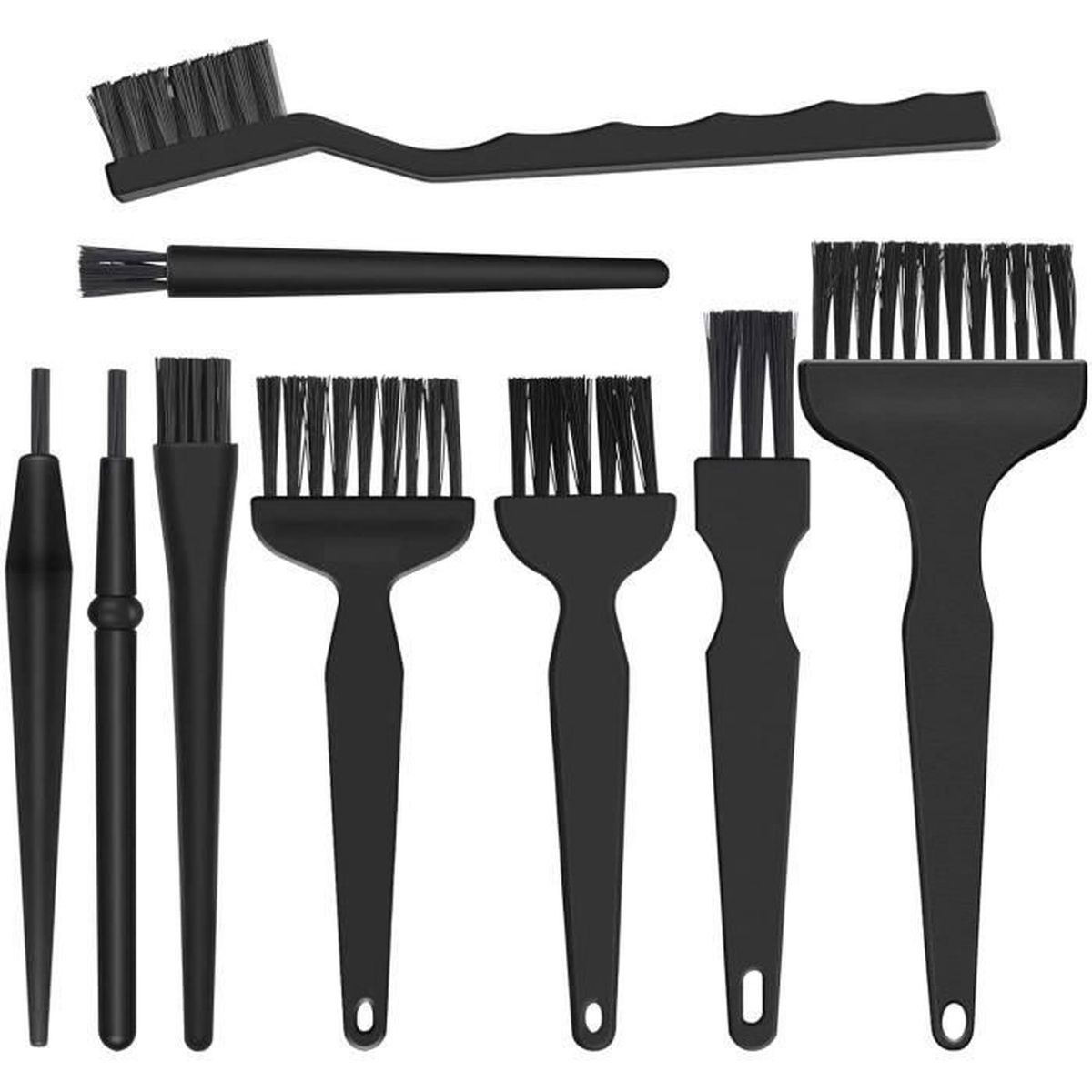 clavier ordinateur portable écran électronique 12 Pièces Brosse de Nettoyage Électronique Pinceaux Antistatiques Kit de Brosses à Clavier Antistatique ESD Brosses Nettoyage Brosse pour ordinateur 