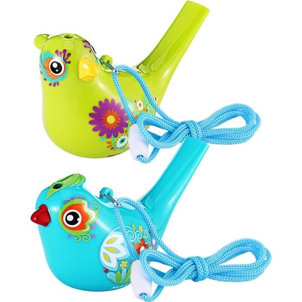 Sifflet à Oiseaux,Sifflet à Eau Oiseaux Coloré pour Jouets de Bain,Sifflet d