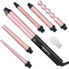 Fer à Boucler 6 en 1 - SEABUTY 9-32mm Kit Fer à Friser en Céramique Professionnel - Chauffage Rapide - 3 Températures Réglables