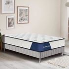 SUILONG Matelas 90x200 cm, epais 25 cm, Mousse à Mémoire de Forme, Ressorts Ensachés, 5 zones de Confort Ergonomique, Équilibre