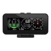 M60 - Compteur de vitesse numérique HD HUD, Inclinomètre, GPS, Compteur de vitesse avec boussole, 4x4, Hors r