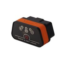 OHP Outil Diagnostic Scanner Vgate iCar2 ELM327 OBD2 II WiFi Noir+Orange