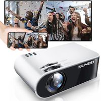 OLY MAGIC Mini Projecteur - Vidéoprojecteur HD 1080P - 4500 Lumens - Blanc