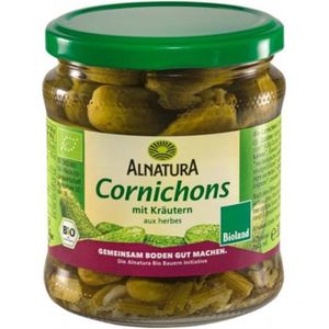 CORNICHONS OLIVES ALNATURA - Cornichons 190G - Lot De 4