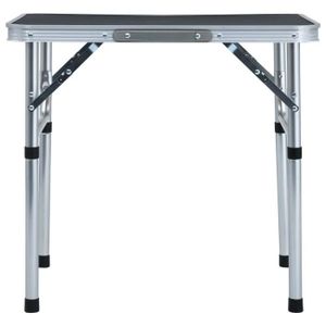 TABLE DE CAMPING BET Table pliable de camping Gris Aluminium 60x45 