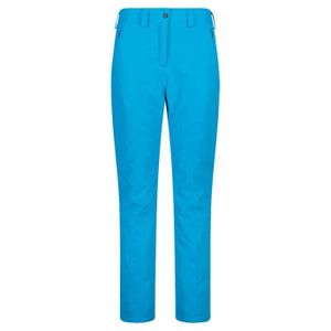 PANTALON DE SKI - SNOW CMP Pantalon de ski stretch en sergé pour femme, turquoise, taille 48