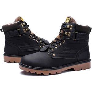 bottines fourrées hiver homme