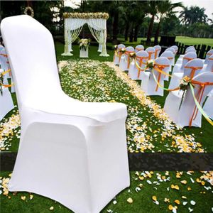 Housse de chaise mariage blanche jetable integrale - Badaboum
