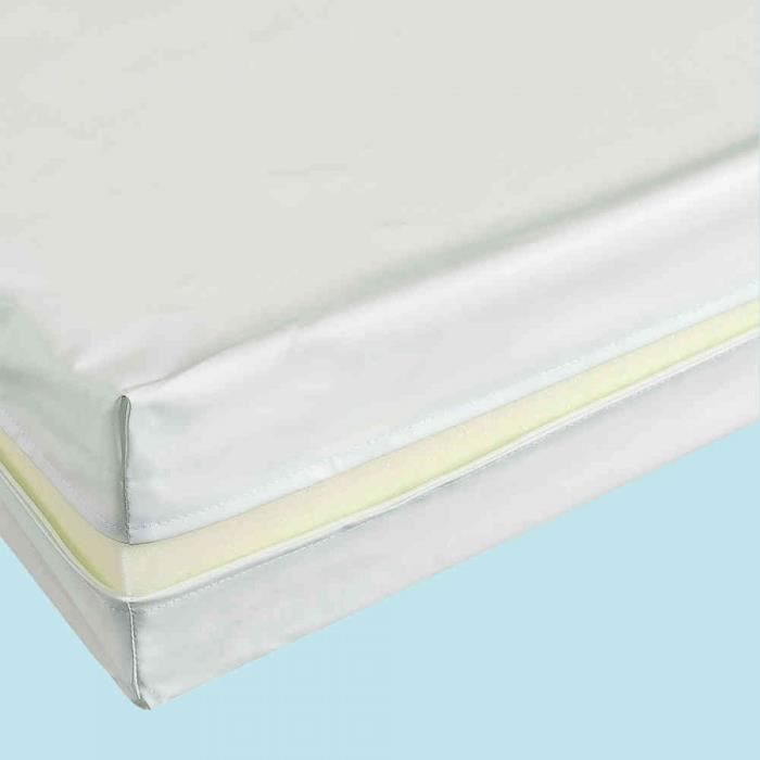 Housse de matelas polyester matelassé Nuage 40 ép 20 cm 140x190 cm