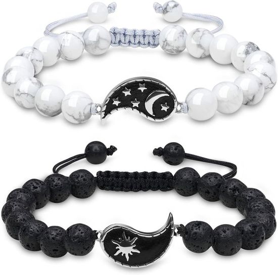 Bracelet Lumimouv soleil et lune