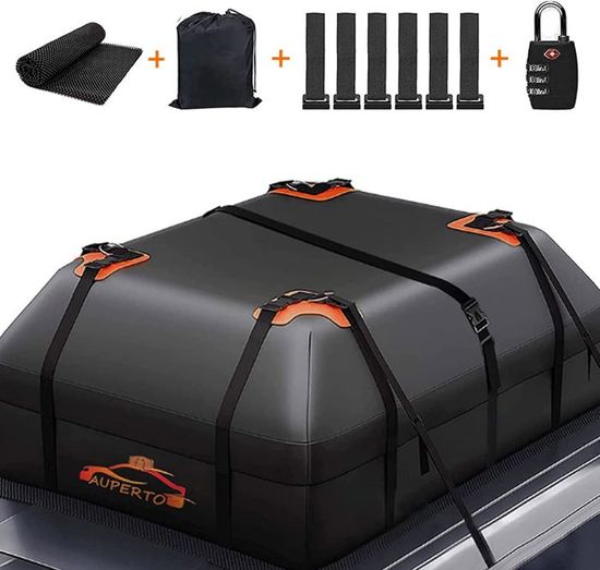 Sac De Toit Voiture Etechydra 425L Étanche 700D PVC - Coffre Souple Robuste Pour Voyage