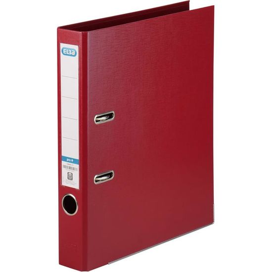 Falken Classeur Double PP Rouge 7 Cm – Format A5, Ultra-Résistant & Élégant