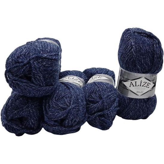 Alize 5 X 100 G Algodón Dorado Algodón Verano Lana Hilo Crochet Tejido Amigurumi 65 Colores - México
