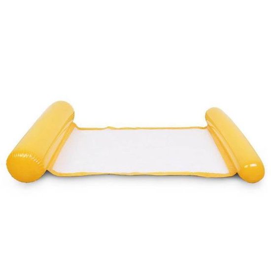 Pouf Piscine – Matelas Flottant Confortable, Soutien Ergonomique Pour Haut Et Bas Du Corps, Résistant à L'eau & UV - 170x90 Cm – Gris Carbonne - Déco Arts