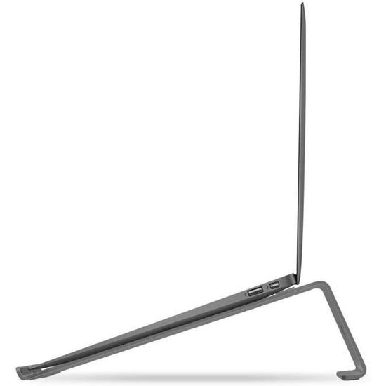 lention L1 Support pour Ordinateur Portable en Aluminium Compatible avec MacBook Air/Pro 13 15, iPad Pro 12.9, Surface, Chromebook e