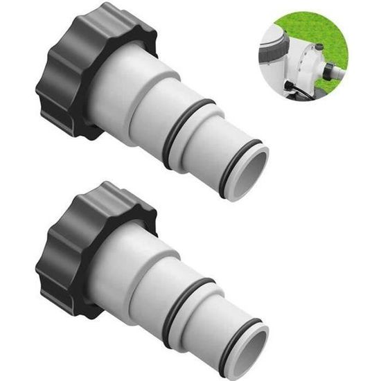 Adaptateur De Vidange Pour Piscine Intex - Connexion Tuyau D'arrosage - Compatible Piscines Easy Set, Frame Pool - Référence 10201 - 6