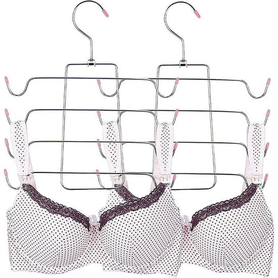 2 Porte-Ceintures En Bois Avec 14 Crochets Rotatifs 360° - Rangement Ceintures, Cravates, Foulards