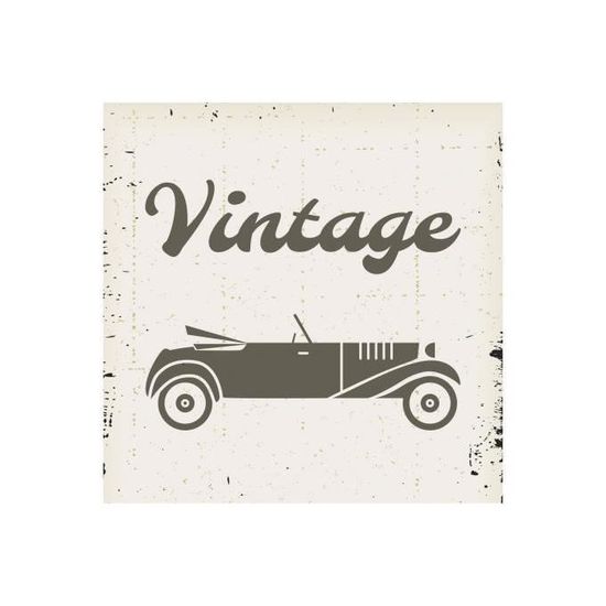 Tableau toile voiture vintage - Toile décorative originale Declina
