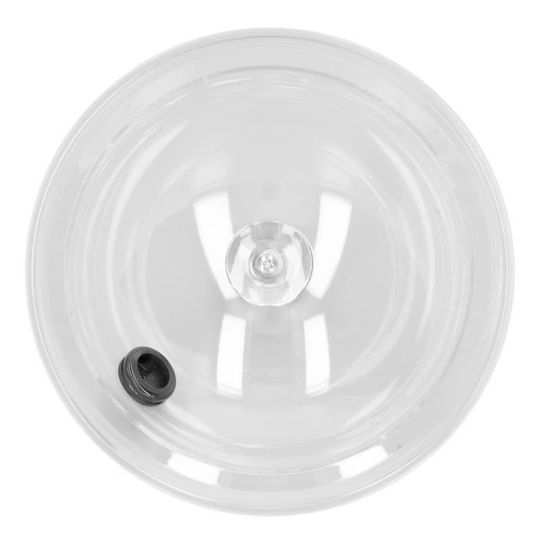 Couvercle Dôme à Fumée En Acrylique Transparent - Pour Présentation Et Fumage Culinaire (cocktails, Plats) - Compatible Avec Générateurs De Fumée Froide - H: 10 Cm, L: 16 Cm