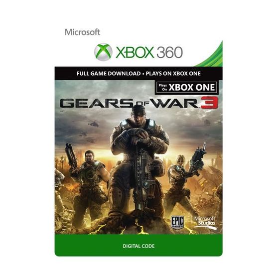 Gears of War 3 Jeu Xbox One à télécharger