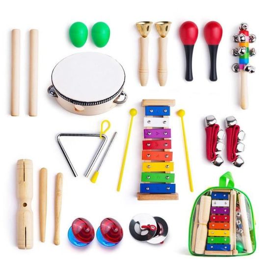 Instruments de Musique pour Enfants en Bas Âge Respectueux de  l'Environnement, Batterie à Percussion pour Enfants, pour Enfants Garçons  Enfants Filles 