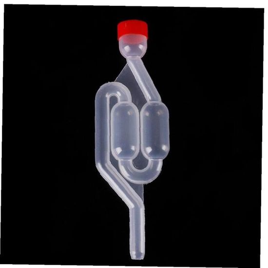 Kit De 10 SAS De Fermentation En Forme De S - Pour Brassage De Bière Et Vin Maison - Transparent, 17 Cm